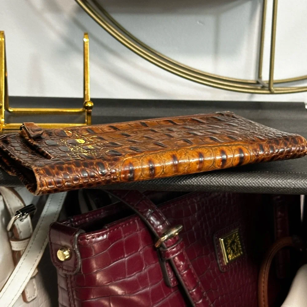 Vintage Authentic Brahmin Annabelle Tricolor Leather Wallet. - Picture 3 of 9